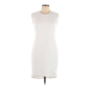 Carmen Marc Valvo Sz S White hi-low dress